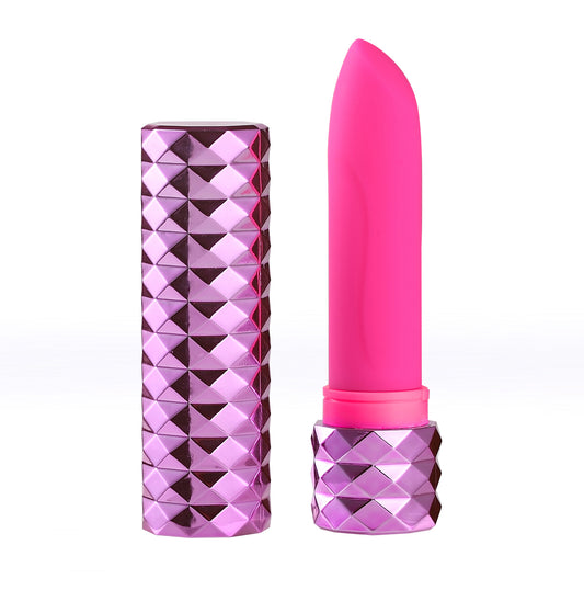 Roxie Crystal Gem Lipstick Bullet Vibrator - Pink MTMA17001-P1
